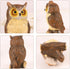 Owl Garden Decor for Outdoor Yard Resin Vividly Figurine Owl Sculpture for Home 7.3 x 3.9X 3.2 inches...