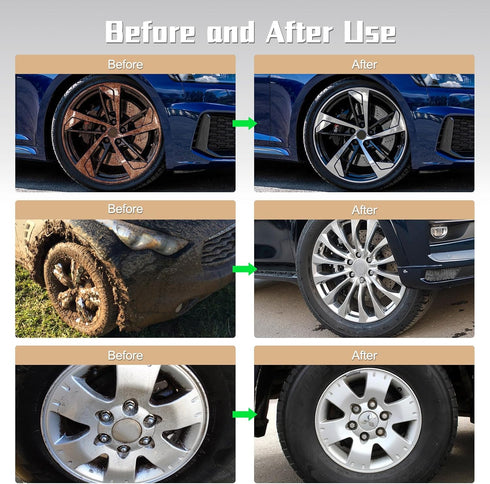 120ML Brake Bomber Wheel Cleaner,Brake Bomber Wheely Clean,Bronze Bomber Non-Acid Wheel Cleaner,Wheel Cleaner Spray,Brake Dust Remover Wheel Clean...