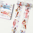 WT Bloom & Vogue Wide PET Tape, Single Roll, Original Designs, Flower Girls Decorative, Characters Figures, Transparent Clear Adhesive, Journal Sc...