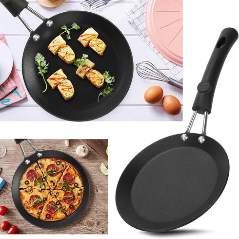 5 Inch Small Frying Pan, One Egg Frying Pan, Mini Nonstick Durable Frying Pan Skillet, Refined Iron Omelet Pan for Kitchen, Outdoor Cooking, Grill...