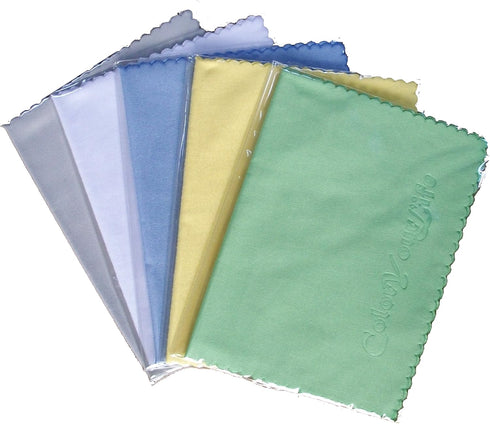 10pcs Microfiber Cleaning Polishing Cloths for LCD Screen of Electronic Devices and Glasses Optics etc in Retail Packaging...