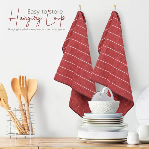 Utopia Towels - Microfiber Kitchen Towels, Super Absorbent 12 x 12 Inches, Durable, Soft, and Lint Free Dish Towels, Ideal for Cleaning dishes, pa...