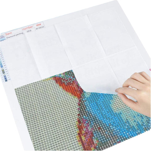 100 Pieces Diamond and Painting Release Paper, 15 X 10 CM Double-Sided,Non-Stick Cover Replacement Paper, Diamond and Painting Accessories and Too...