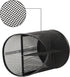 2 Pack Pen Holder Pen Organizer for Desk Mesh Round Pencil Holder Desktop Organizer 3 Compartments Pencil Organizer Desk Organizer for Office Home...