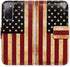 Case for Galaxy S20 FE 5G, Retro American Flag Leather Flip Case Wallet Cover with Card Slot Holder Kickstand for Samsung Galaxy S20 FE 5G / S20 F...