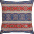 Boho Throw Pillow Covers Red and Blue - 18 x 18 Inches Decorative Kilim Pillows, Oriental Room Decor for Couch, Bohemian Outdoor Case for Farmhous...