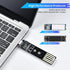 ELUTENG M.2 to USB Adapter Dual Protocol M.2 NVME SATA Hard Drive USB3.1 Gen2 10Gbps USB to NVME PCI-E SSD Reader M Key & B+M Key Support UASP for...