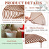 3 Pcs Plant Pot Cover Plant Protector from Animal Plant Pot Grid with Center Cutout Flower Cover Soil Protectors for Plants(Coffee, 11.8 In)...