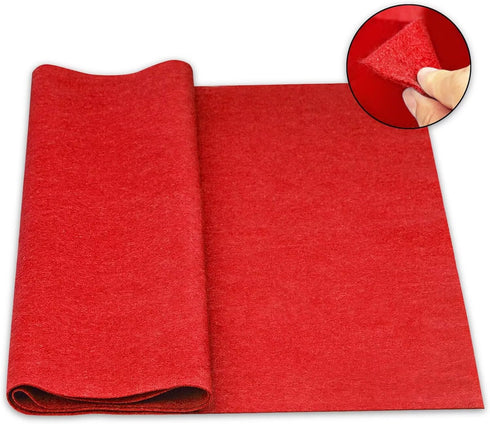 Red Craft Felt Fabric by The Yard Thickness 1.6mm 36" x 72" Soft and Durable Felt Fabric for Sewing Crafts Blankets DIY Creative Project...