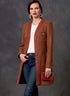 Vogue V1643E5 Women's Semi Button Jacket, Fitted Dress, and Pleated Skirt Sewing Patterns, Sizes 14-22, White...