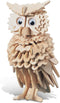 Puzzled 3D Puzzle Owl Wood Craft Construction Model Kit, Fun Unique & Educational DIY Wooden Toy Assemble Model Unfinished Crafting Hobby Puzzle t...
