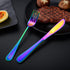 | Travel Utensils Set | Reusable Camping Cutlery Set | Stainless Steel Flatware Set | Portable Silverware Set with Case | Includes Knife/Fork/Spoo...
