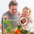 POPETPOP Shrimp Tank Accessories 10Pcs Aquatic Water Plant Fixed Rings Pottery, Fish Tank Plant Holder Rings, Gravity Ring Decor Holder for Fish T...