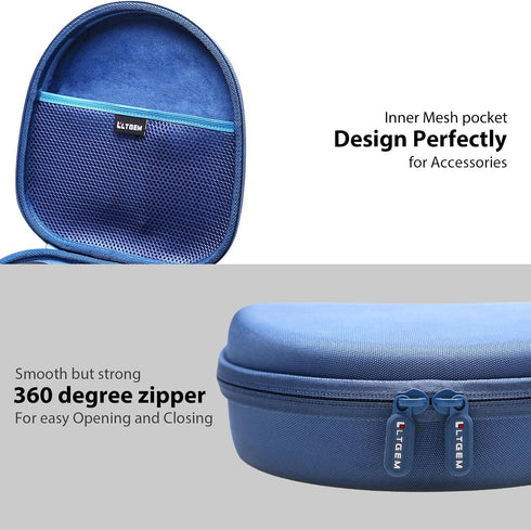 LTGEM Hard Case for Sony WH-CH720N / WH-CH520 / WHCH710N / WH-CH510 Noise Canceling Wireless Headphones - Travel Protective Carrying Case Bag(Blue...