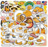 CHVISO 60PCS Japanese Lazy Egg Kawaii Stickers - Vinyl Waterproof Stickers for Kids, Teens, Adults - Laptop, Water Bottles, Skateboard, Guitar...