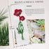 Caydo 3 Pieces Cross Stitch Bookmark Kits, DIY Stamped Embroidery Bookmark Kit for Beginner Flower Patterns 14 Count Crossstitch Projects for Book...