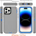 YmhxcY for iphone 14 Pro Case Shockproof Dropproof Dust-Proof Drop Proof 3-in-1 Durable Phone Case Heavy Duty Protection Phone Case Cover for Appl...