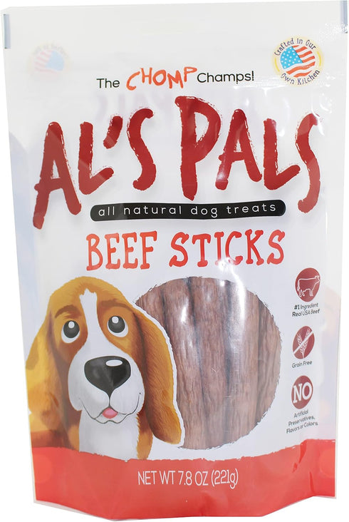 AL's Pals All Natural Dog Treats - Beef Sticks 7.8 oz. Bag...