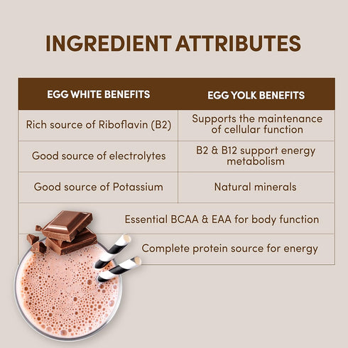 Designer Wellness, Designer Egg, Natural Egg Yolk & White Protein Powder, Keto and Paleo Friendly, Low Calorie, Less Fat and Cholesterol, Dutch Ch...