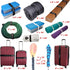 Elastic Reusable Cinch Straps & Cable Ties, 26 Pack Combo Set Assortment, Multipurpose Quality Hook & Loop Cable Organizer, Securing Straps...