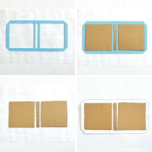 UPTTHOW 9Pcs Bookbinding Easy Scrapbooking Tool for Starter, Complete Great Stencils and Cutter Guide Kit Can Be Made Into Notebook Calender Junk ...
