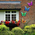Metal Butterfly Wall Decor 9.8" Outdoor Fence Wall Art Decor Hanging for Garden Yard Living Room Bedroom Patio Balcony Gift for Family Friends...