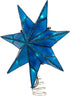 Kurt S. Adler Kurt Adler 10-Light 7-Point Capiz Star Treetop, Blue, White...