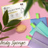 Evridwear Exfoliating Bath Sponge, Daily Skincare Body Scrubbers Loofah Shower Pads with Strap for Body Cleansing, Dead Skin Cell Remover, 3 Count...