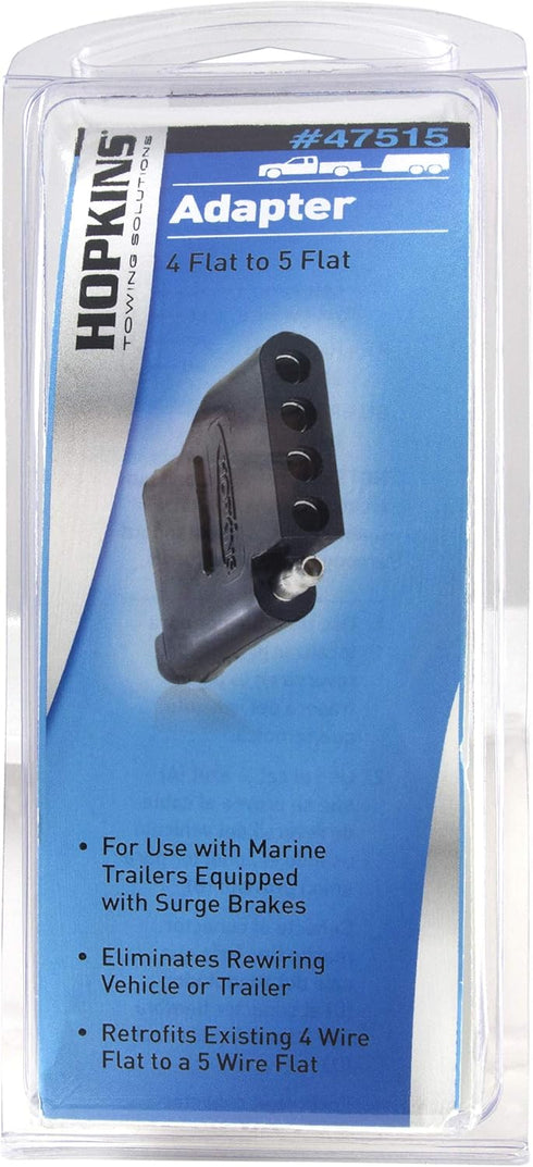 Hopkins 47515 4 Wire Flat To 5 Wire Flat Adapter...