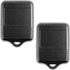 2X KeylessOption Key Fob Cover Case Replacement for 2000 2001 2002 2003 2004 2005 2006 2007 2008 2009 2010 2011 2012 2013 2014 2015 2016 2017 2018...