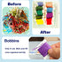 300 Pieces Plastic Floss Bobbins for Cross Cotton Thread Craft DIY Sewing Storage, Thread Organizer Holder, Embroidery Thread Cards Cross Stitch B...