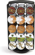 Mind Reader Single Serve Coffee Pod Carousel, 30 Pod Capacity, Breakroom, Metal Mesh, 6.75"L x 6.25"W x 12.5"H, Silver...