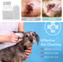 Dog Ear Cleaner Wipes - Cleanser for Dogs - Ear Itching, Dissolves Wax, Dirt & Odor with Coconut Oil & Aloe Vera (100 Finger Wipes)...
