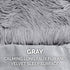 Furhaven Waterproof Throw Blanket for Dogs & Indoor Cats, Washable - Shaggy Plush Calming Long Faux Fur & Velvet Dog Blanket - Gray, Small...
