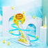 Small Duck Climbing Stairs Duck Roller Electric Track Slide Stairs Coaster Toys for Toddlers Indoor Toy with LED Flashing Lights (Duck)...