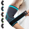 Elbow Compression Sleeve 2 Pack, Elbow Brace for Tendonitis and Tennis Elbow, Pain Relief Elbow Brace for Men & Women, Elbow Sleeve Reduce Joint P...