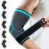 Elbow Compression Sleeve 2 Pack, Elbow Brace for Tendonitis and Tennis Elbow, Pain Relief Elbow Brace for Men & Women, Elbow Sleeve Reduce Joint P...