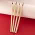 Royal & Langnickel RSET-9149 Royal Zip N' Close Brown Bamboo 4-Piece Brush Set, 10.5 x 2.9 x 0.5...