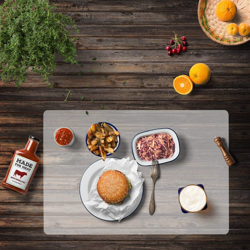 Extra Large Mulitpurpose Silicone Nonstick Pastry Mat Countertop Protector Heat Resistant Nonskid Table Mat (23.6by15.7 Inch, White-1)...