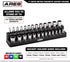 ARES 70233-26-Piece 1/4-Inch Metric Magnetic Socket Organizer - Holds 13 Standard Size and 13 Deep Size Sockets - Keeps Your Tool Box Organized...