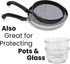 Felt Plate China Storage Dividers Dish Protectors (WHITE, 48 (LARGE))...