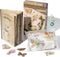 JOYCHOIC Vintage Journaling Kit for Beginners, 301 Pcs Scrapbooking Material Junk Journal Supplies, Scrapbook Paper Aesthetic Stickers Ephemera, A...