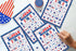 32Players 4th of July Bingo Game – Patriotic Bingo Cards for Kids Adults Independence Day Party Supplies with 24 Caller Chips...