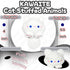 White Cat Stuffed Animals, Kawaii Cat Plushies for Girls and Boys, Soft Cats Mini Plush Toy Key Chains, Fun Cuddly Plush Toys for Kids, Stuffed An...