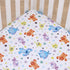 Disney Monsters Inc. Blue, Green, Orange and White, Sully and Mike Super Soft Nursery Fitted Mini Crib Sheet...