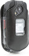 BELTRON Leather Fitted Case for Kyocera DuraXV LTE E4610 (Verizon), DuraXE E4710 (AT&T) - Features: Rotating Belt Clip, Screen & Keypad Protection...