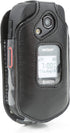 BELTRON Leather Fitted Case for Kyocera DuraXV LTE E4610 (Verizon), DuraXE E4710 (AT&T) - Features: Rotating Belt Clip, Screen & Keypad Protection...