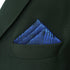 S&W SHLAX&WING Ties for Men Silk Neckties Extra Long Cobalt Blue Plaid Matching Bow-tie with Pocket Square...