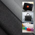 Black 11.8X 53 Inch (30 x 135 cm) Sparkly Superfine Glitter Leather Rolls Shiny Faux Fabric Canvas Perfect for Craft DIY Handmade Projects Patchwo...