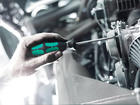 Wera 05110005001 Kraftform Plus 335 Slotted Screwdriver, 4mm Head, 6" Blade Length...